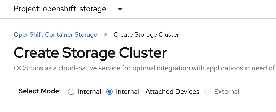 LSO Based Cluster