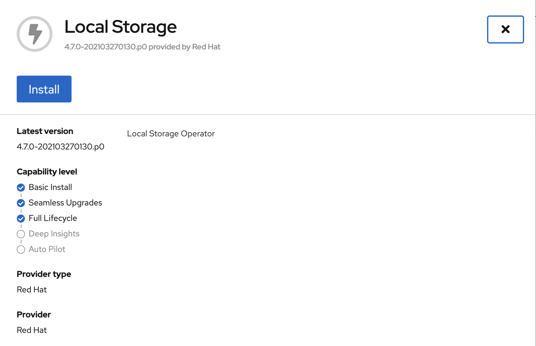 OCP OperatorHub Install